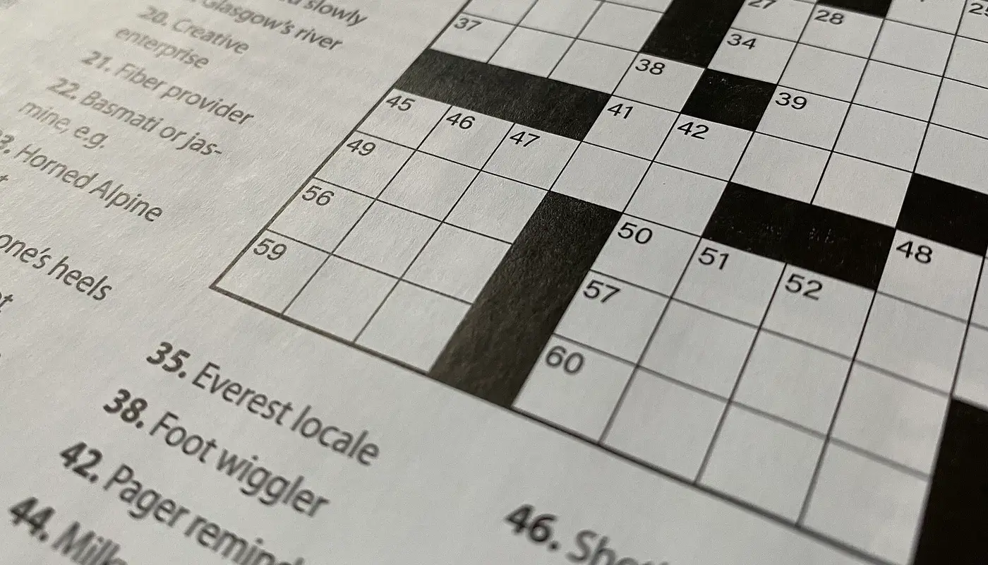Crossword puzzle